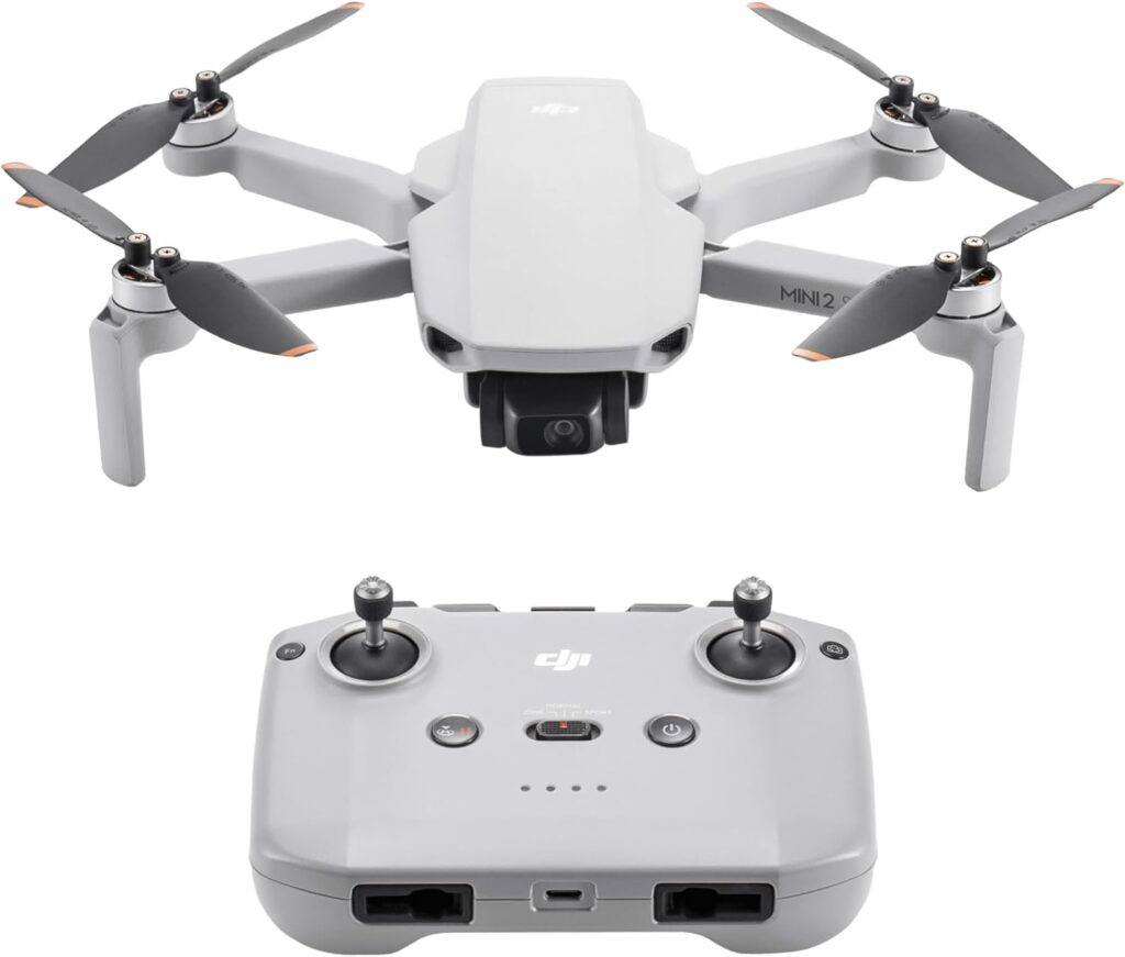 a drone with a remote control